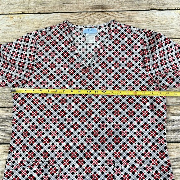 SB Scrubs Top Women Size Small Light Medical Uniform Top /w Multiple Pockets - Picture 7 of 7